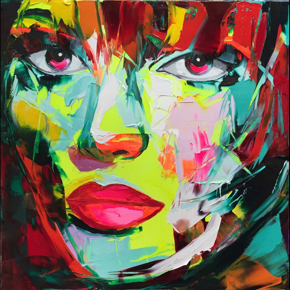 Francoise Nielly Portrait Palette Painting Expression Face011